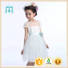 GZ usine bébé fille robe de soirée 2 ans nouveau design enfants robe modèle anniversaire tutu menthe appliqued